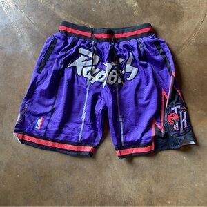 VTG 90s Toronto Raptors Just Don Mesh Basketball Shorts